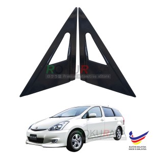 Toyota Wish AE10 (1st Gen) 2003-2009 Aerodynamic Front Triangle Side Window Mirror Cover (J's JS Racing Design)